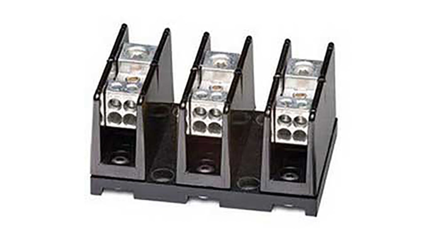 PDBFS220 Eaton 175A DIN Rail Mount Fuse Block, 600V ac/dc RS