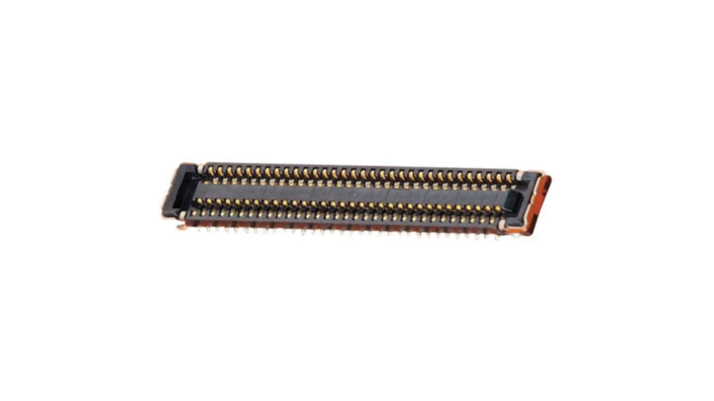 Molex SlimStack Series Straight Surface Mount PCB Socket, 30-Contact, 2-Row, 0.35mm Pitch, Solder Termination