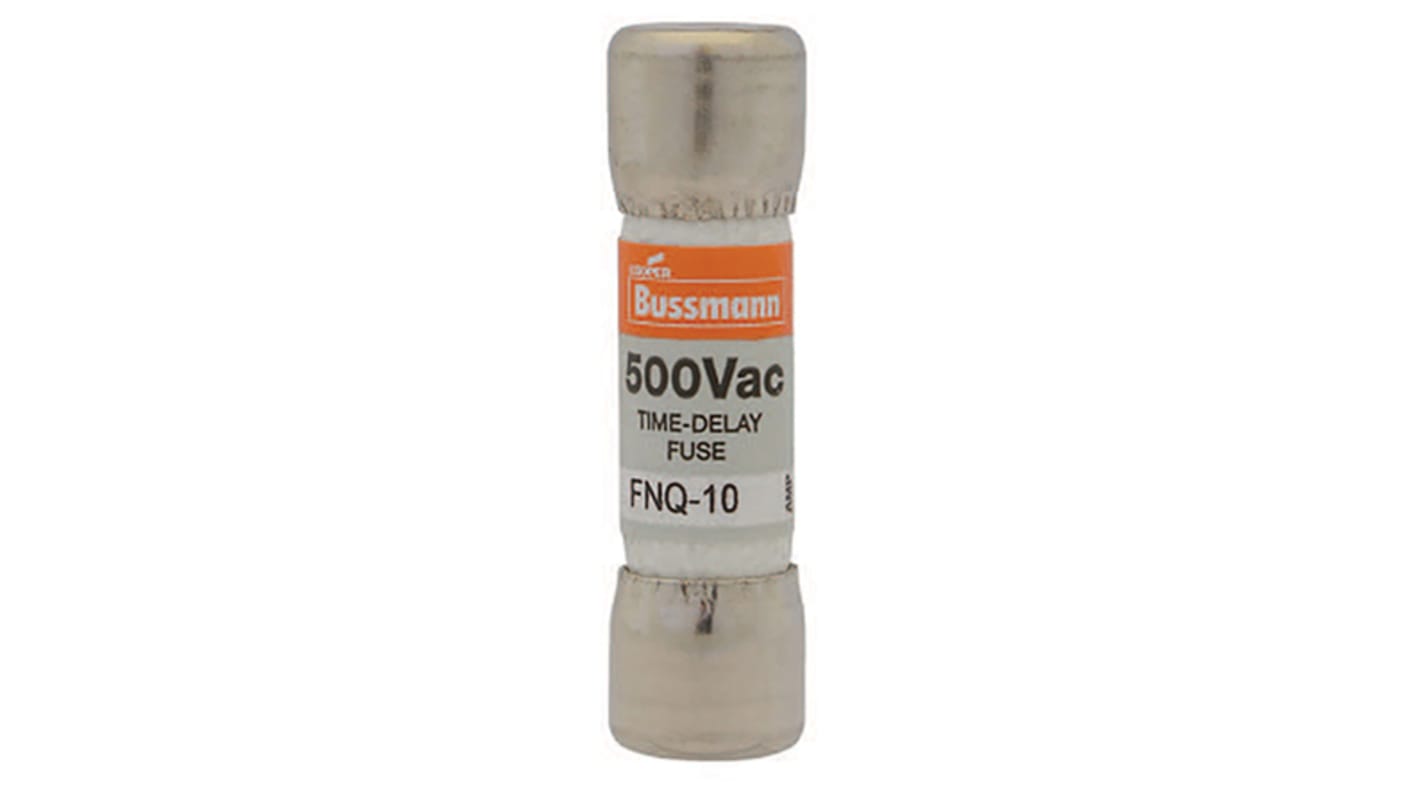 Fusible de cartucho de Fibra de Vidrio Eaton, 500V ac, 6A, 10 x 38mm, acción retardada