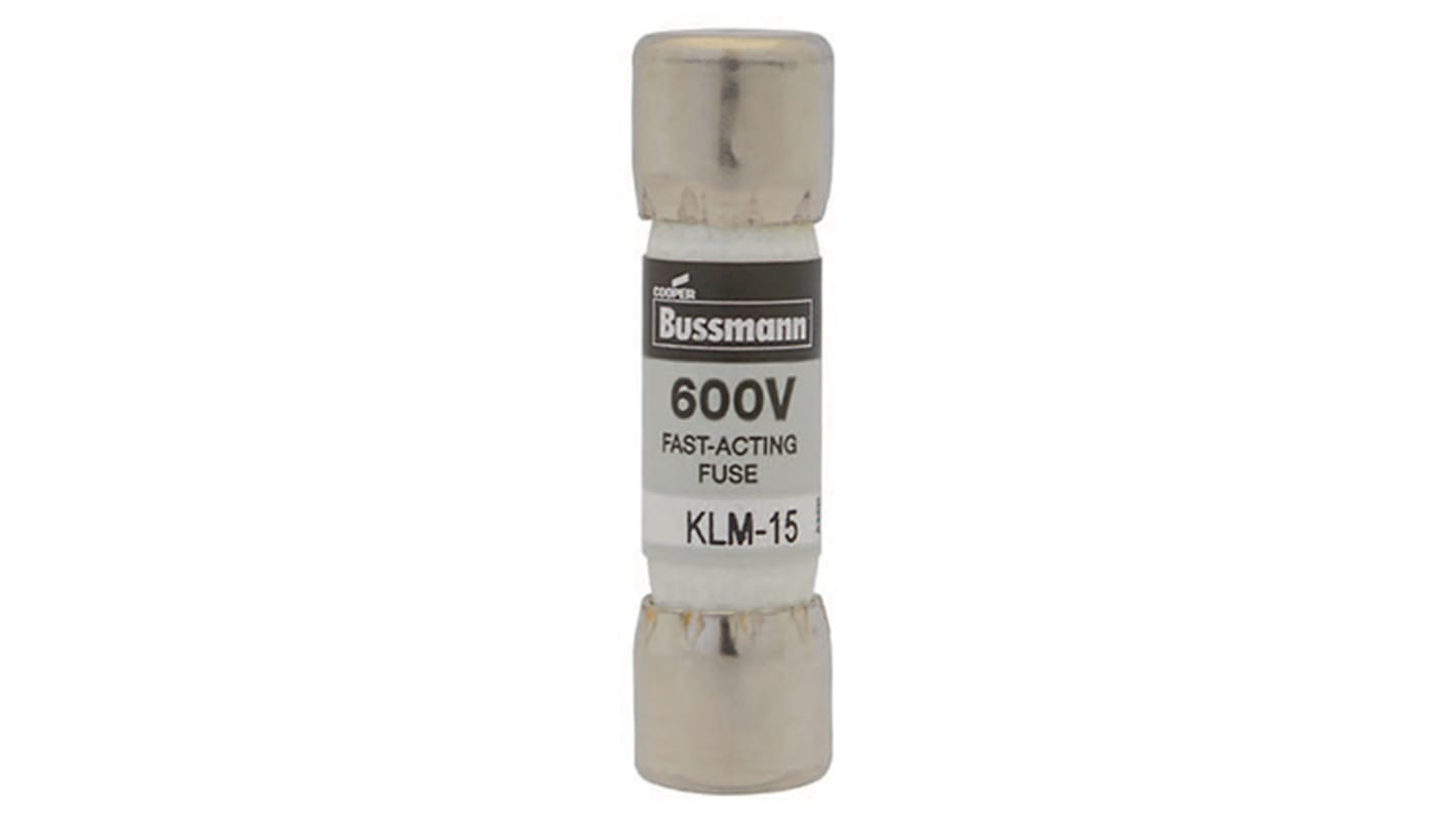 Cooper Bussmann 5A F Melamine Cartridge Fuse, 10 x 38mm