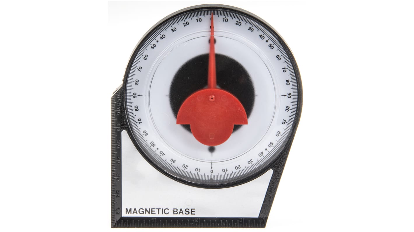 RS PRO dőlésmérő, mágneses, 130 x 17 x 110mm