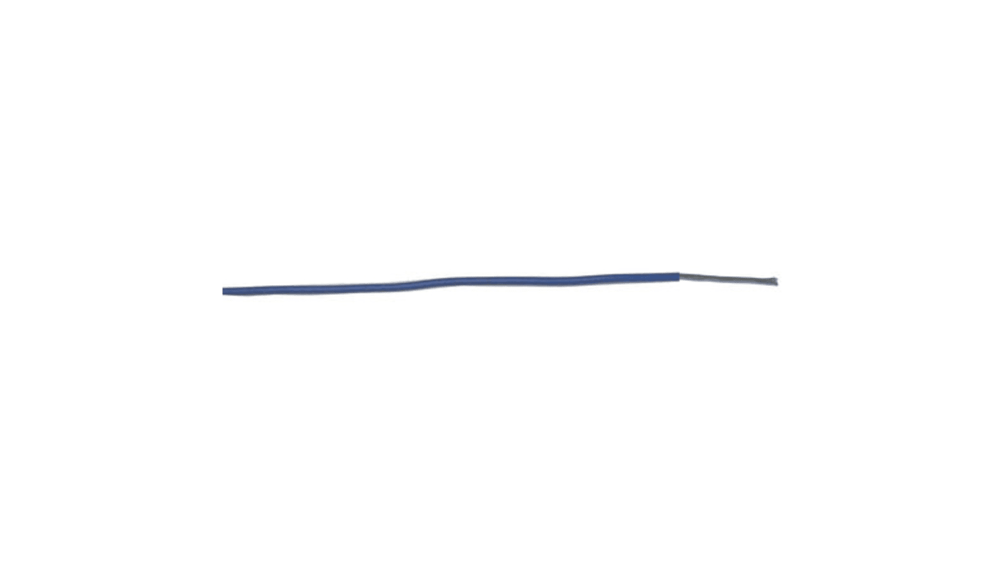 RS PRO Blue 0.22 mm² Hook Up Wire, 24 AWG, 7/0.2 mm, 250m, PVC Insulation