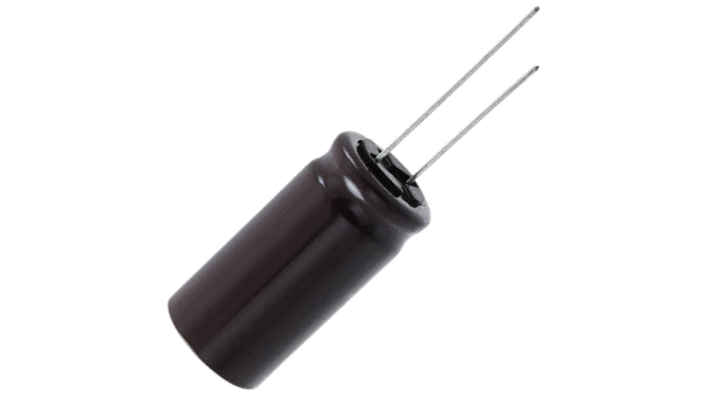 Nichicon 100μF Aluminium Electrolytic Capacitor 400V dc, Radial, Through Hole - UCP2G101MHD