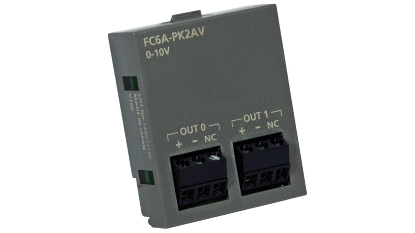 Idec IB IL 24/48 DOR 2/W-XC-PAC Series PLC I/O Module for Use with FT1A Controller, Voltage