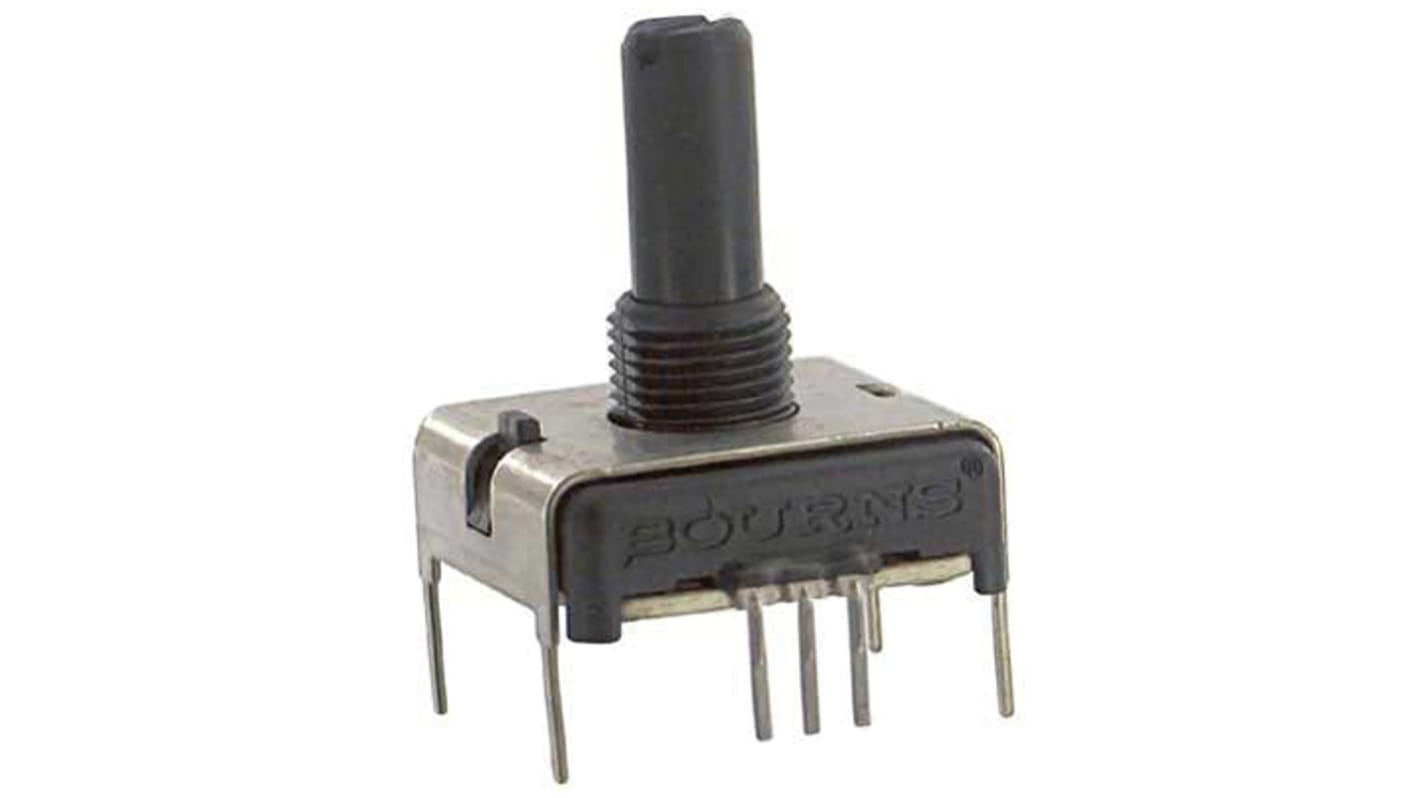 Bourns PC Rückseitenmontage  Dreh Potentiometer 10kΩ ±20% / 0.75W , Schaft-Ø 6,35 mm