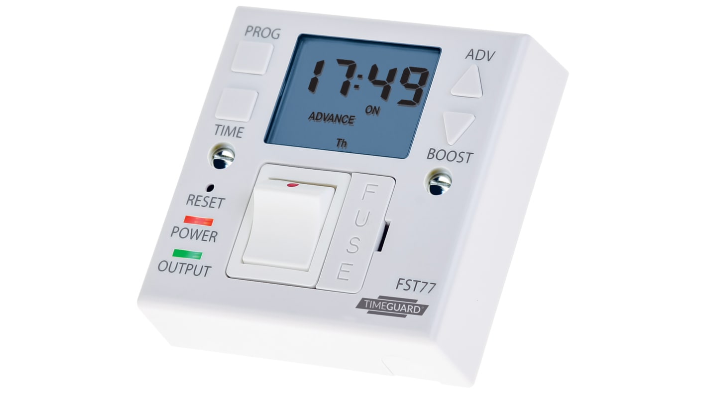 FST77 Timeguard Digital Time Switch 230 V ac, 1Channel RS