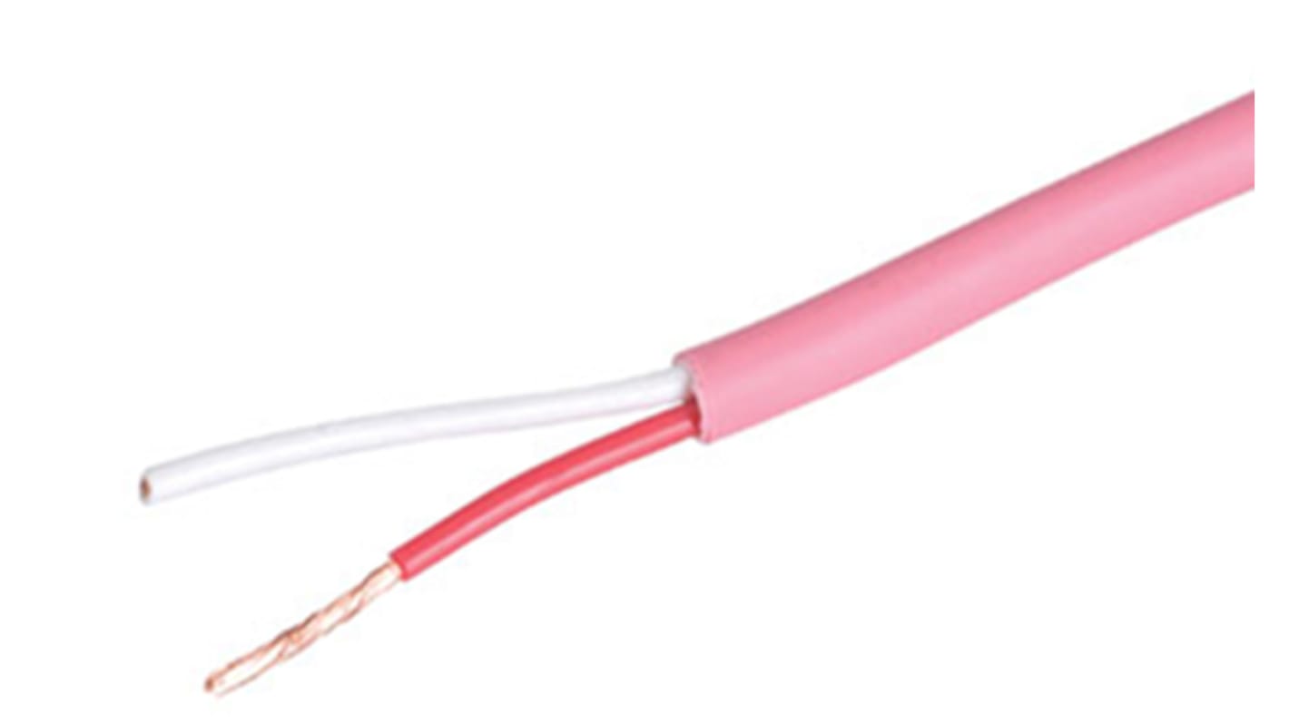 Câble audio Cable Power 1 paire , 1,5 mm², Multiconducteur, gaine Rose