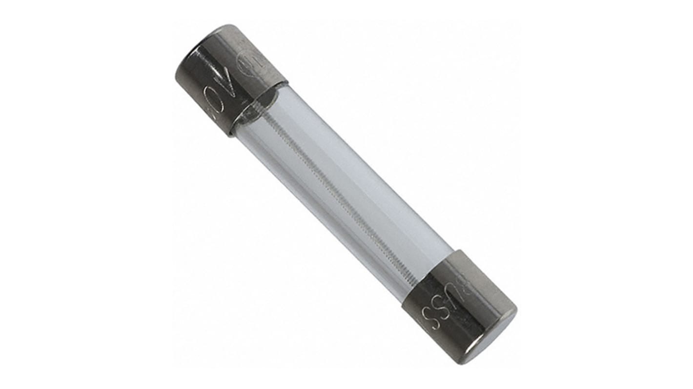 Eaton Bussmann Series 500mA T Glass Cartridge Fuse, 6.3 x 32mm