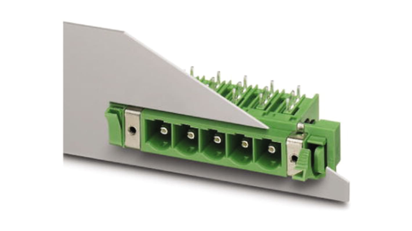 Phoenix Contact DFK-PC 6-16/ 2-GFU-10.16 Series Pluggable Terminal Block, 76.0A, Solder Termination