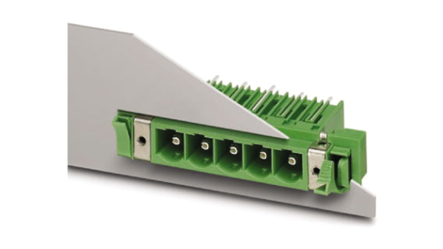 Phoenix Contact DFK-PCV 6-16/ 2-GF-10.16 Series Pluggable Terminal Block, 76.0A, Solder Termination