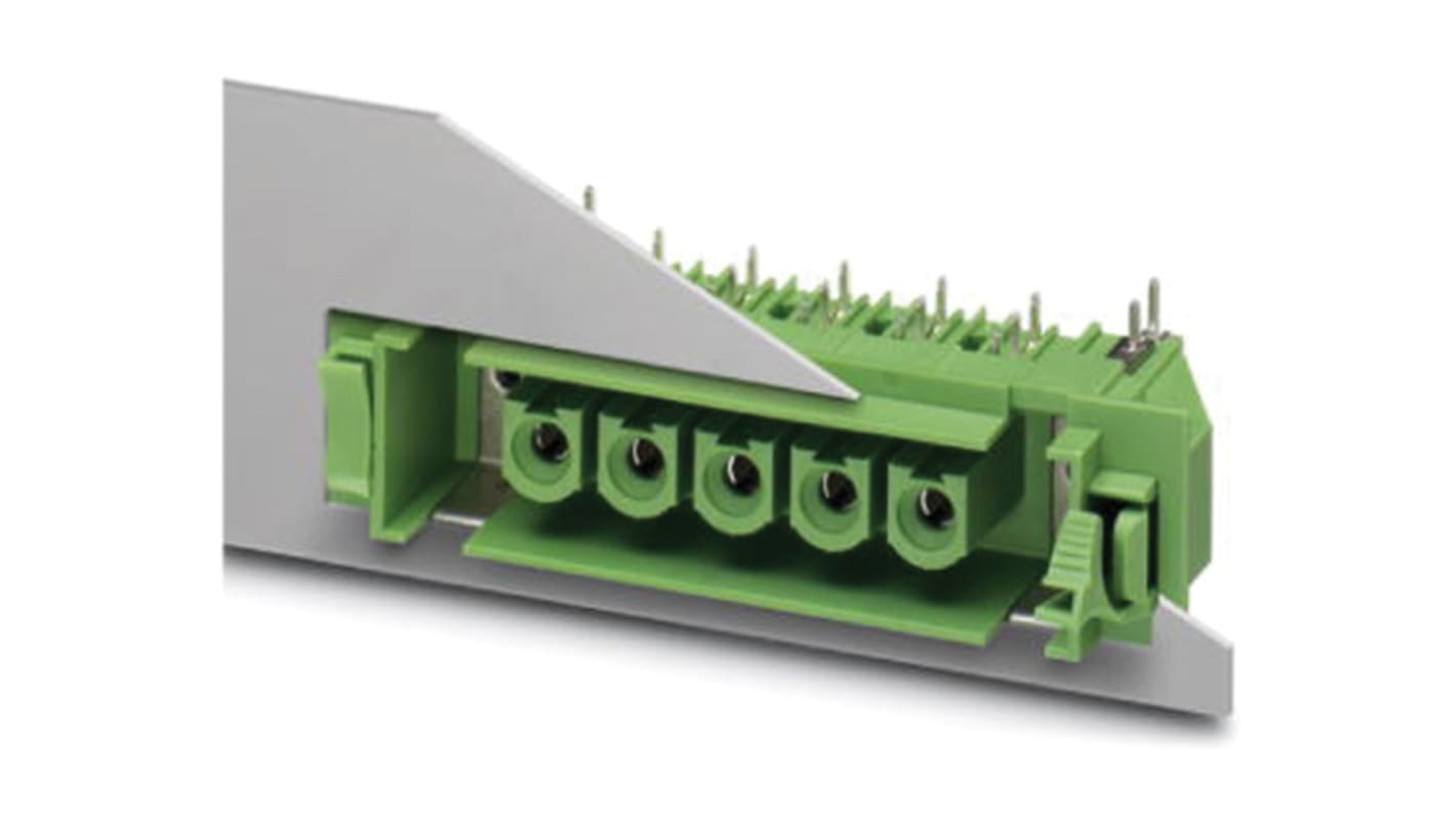 Bloques terminales enchufables Phoenix Contact DFK-IPC 16/ 4-GFU-SH-10.16, 76.0A, 1,0 kV, Terminación soldada