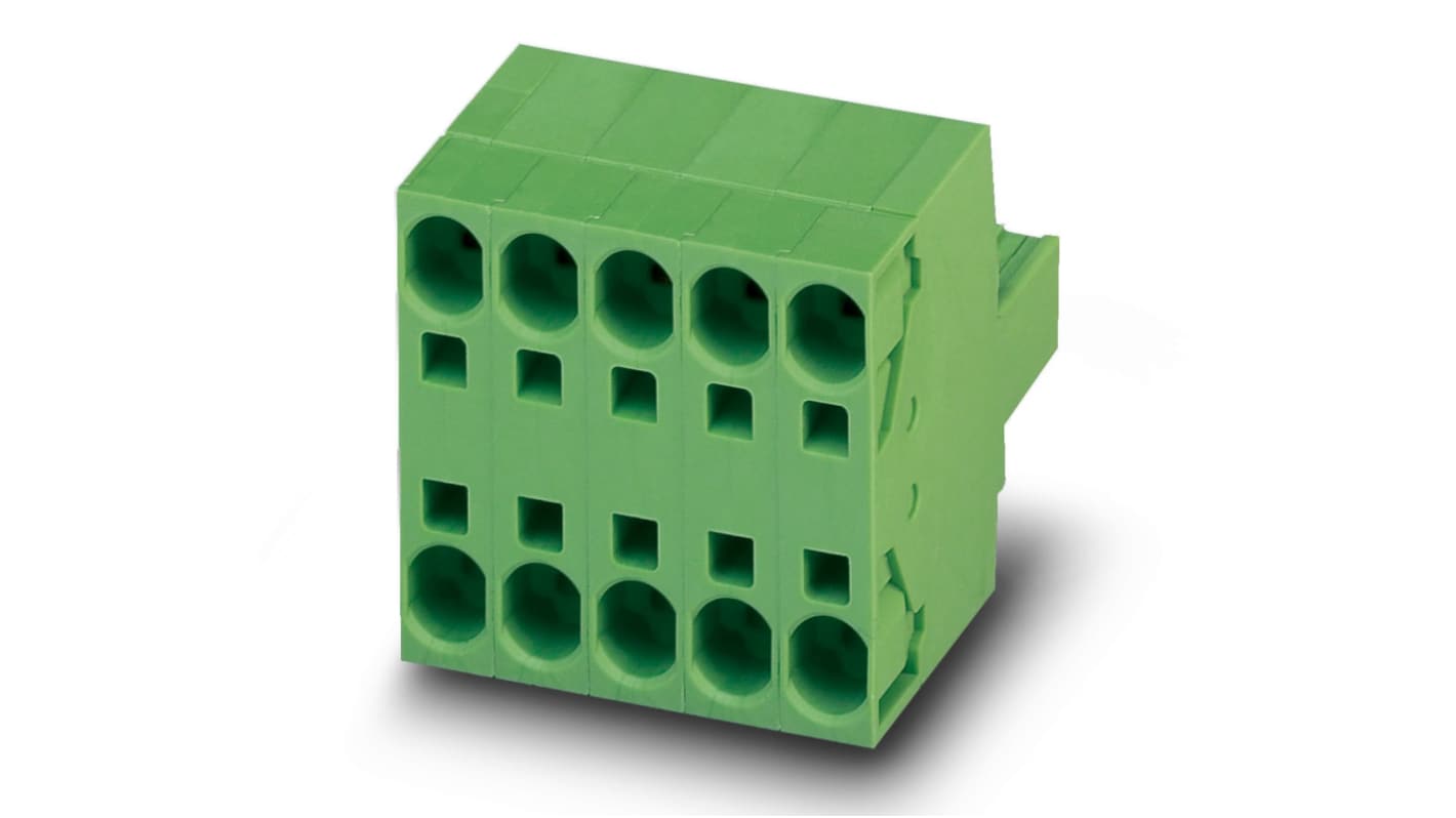 1728484 Phoenix Contact 7.62mm Pitch 5 Way Pluggable Terminal Block