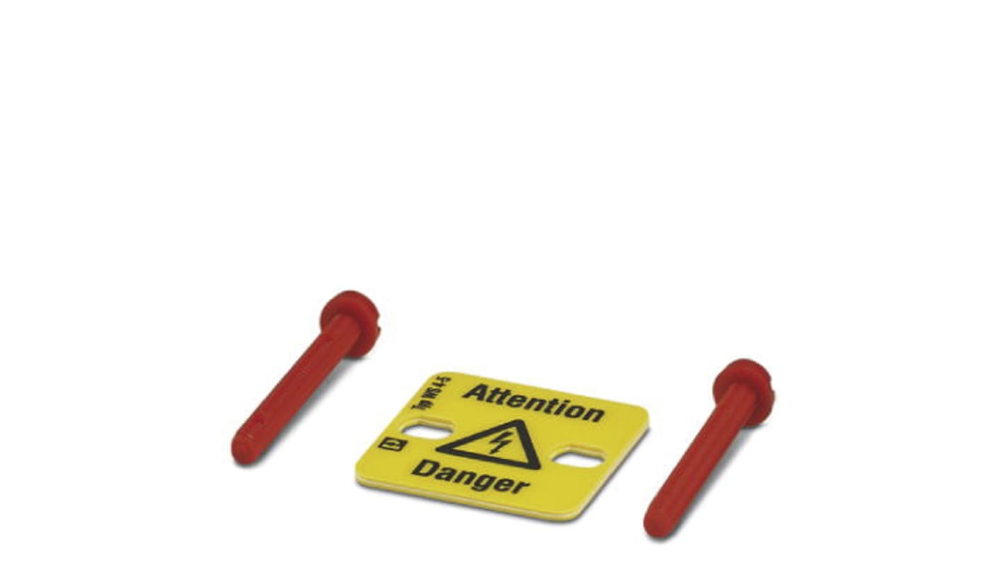 0805344 Phoenix Contact, WS 4 5 Warning Label for use with Terminal