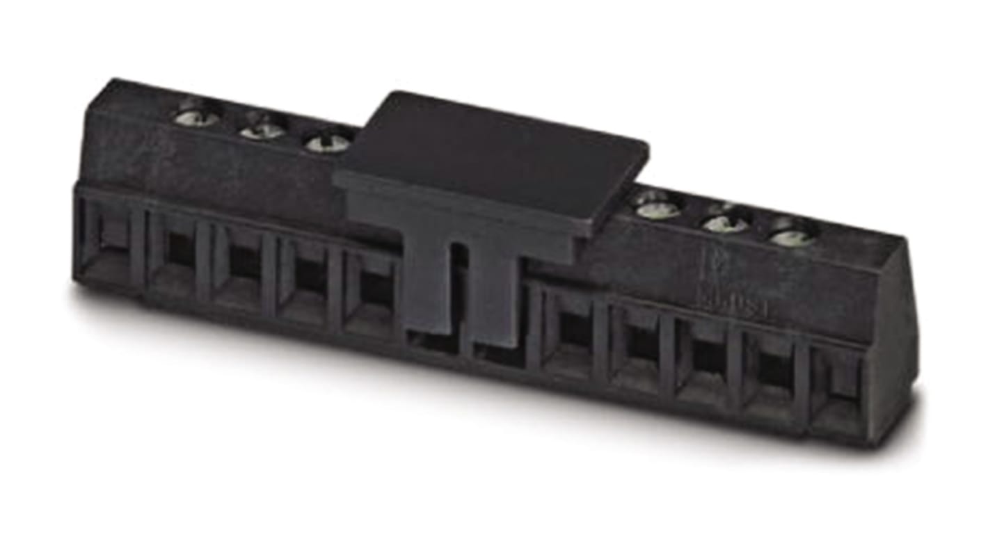 Phoenix Contact MKDS 1/ 5-3.81 SMD BK Series PCB Terminal Block, 5-Contact, 3.81mm Pitch, Screw Termination