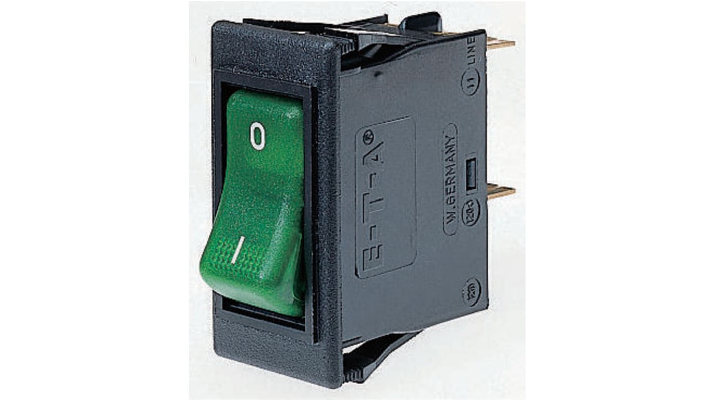ETA Thermal Circuit Breaker - 3120 2 Pole 250V Voltage Rating Snap In, 16A Current Rating