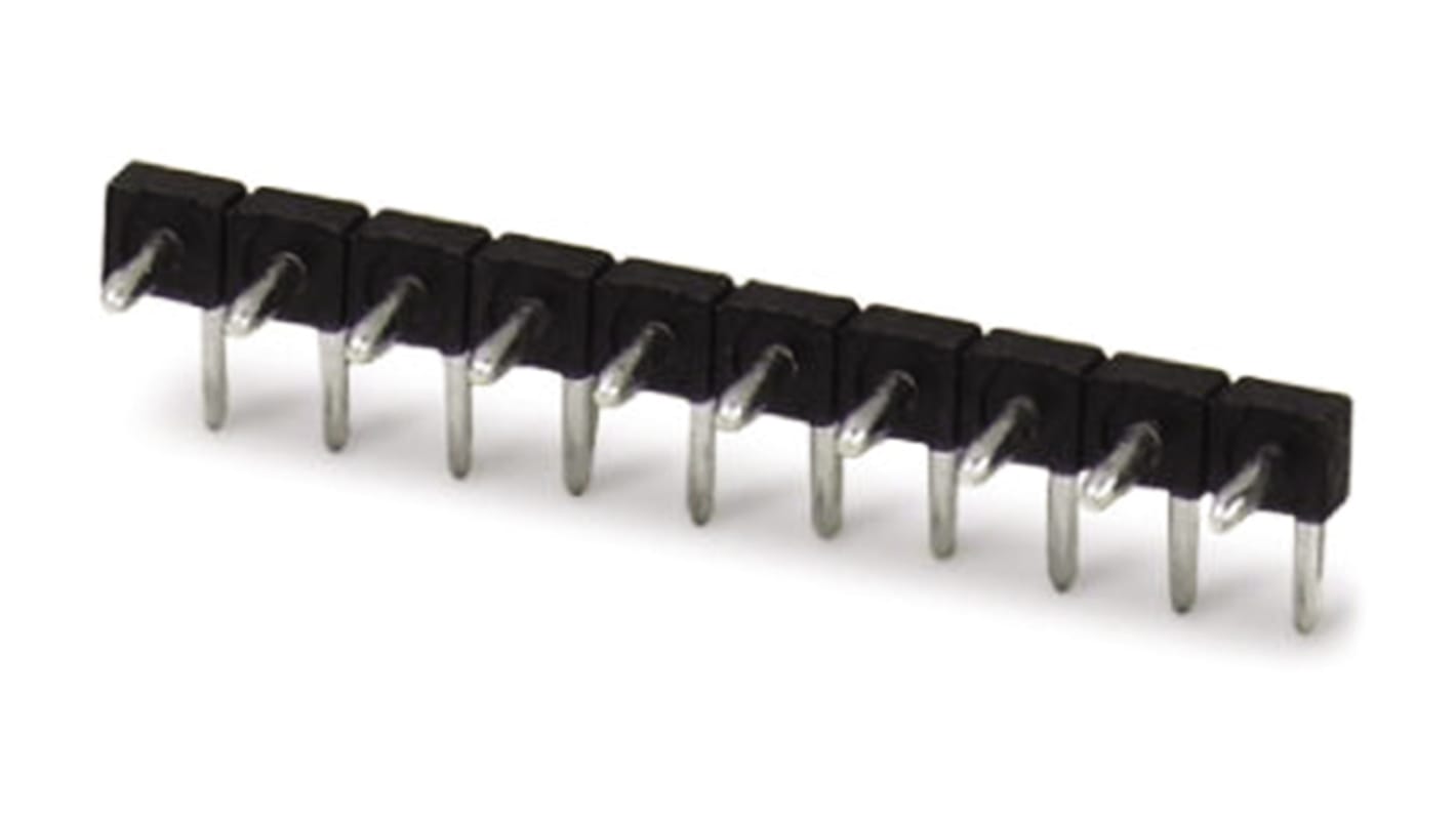 Phoenix Contact 3.5mm Pitch 13 Way Pluggable Terminal Block, Pin Header, Solder Termination