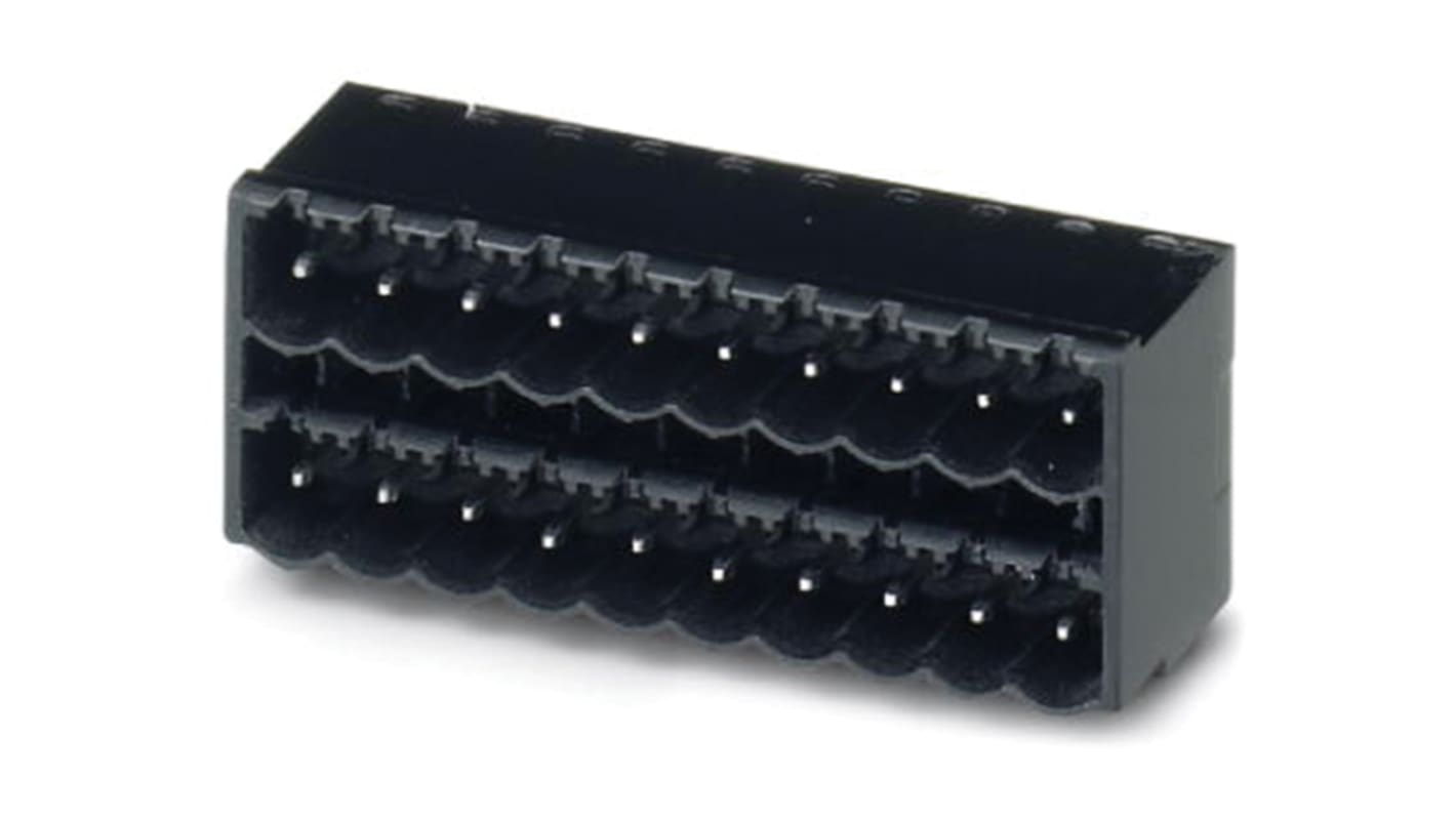 Phoenix Contact 5.08mm Pitch 13 Way Right Angle Pluggable Terminal Block, Header, Through Hole, Solder Termination