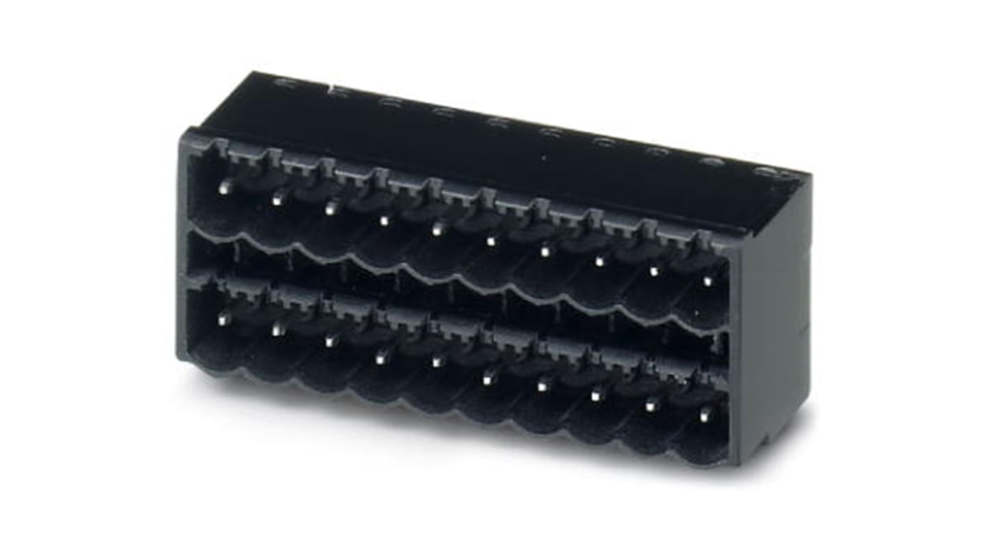 Phoenix Contact 5.08mm Pitch 17 Way Right Angle Pluggable Terminal Block, Header, Through Hole, Solder Termination