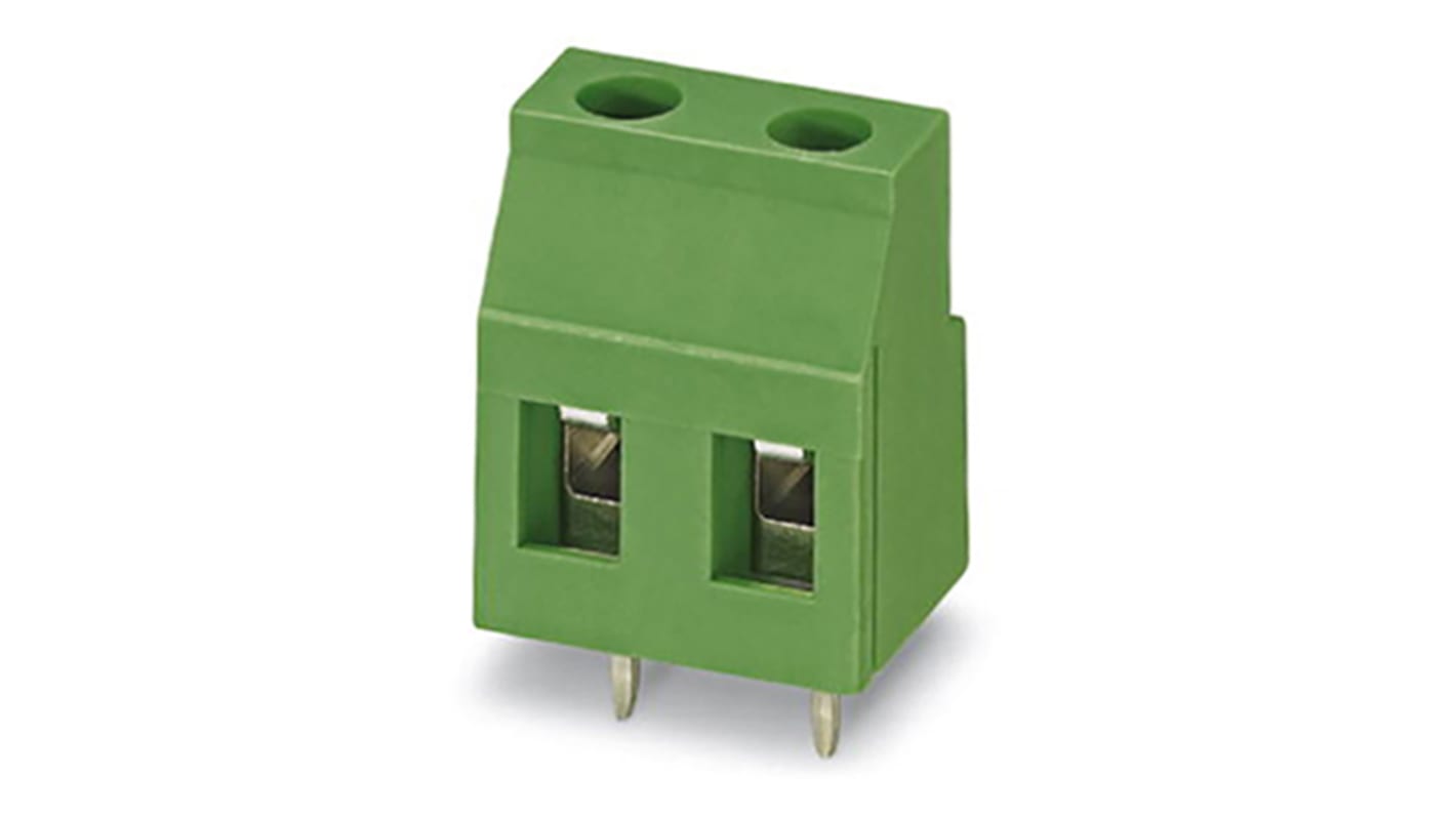 Phoenix Contact GMKDS 3/10 Series PCB Terminal Block, 10-Contact, 7.5mm Pitch, Through Hole Mount, Screw Termination