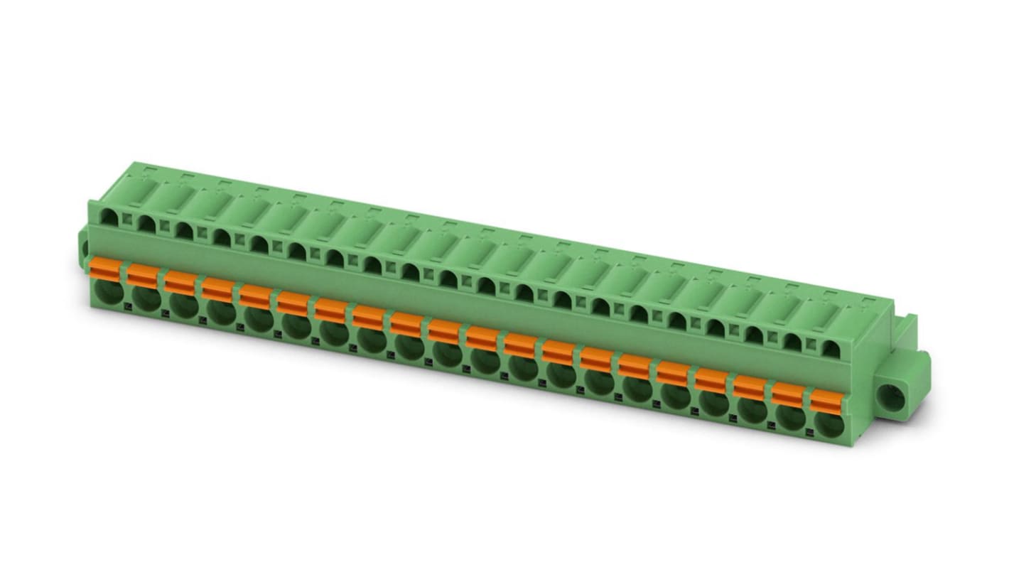 1707913 | Phoenix Contact 5.08mm Pitch 20 Way Pluggable Terminal Block ...
