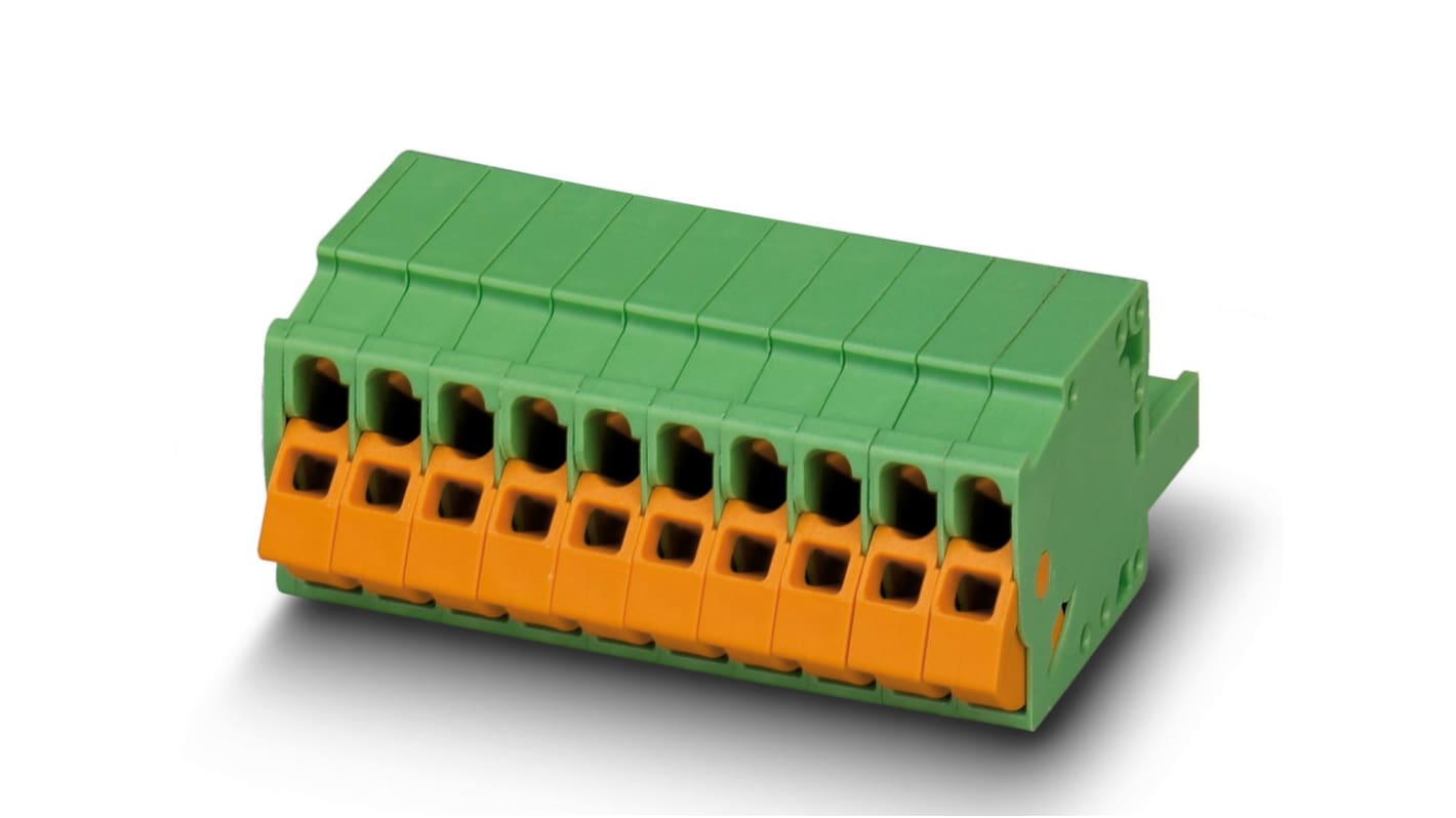 1718096 Phoenix Contact 5mm Pitch 15 Way Pluggable Terminal Block