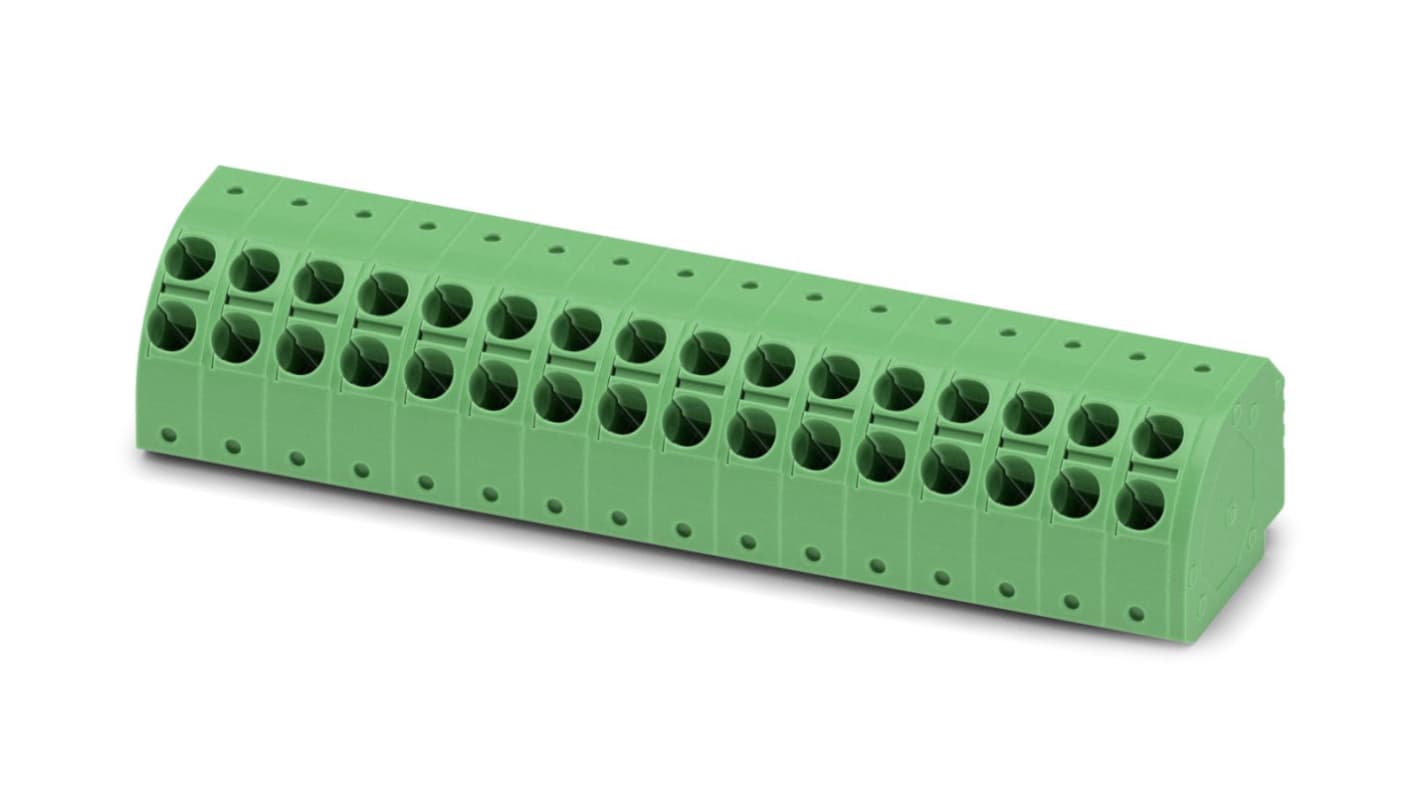 1725679 Phoenix Contact 5mm Pitch 16 Way Pluggable Terminal Block