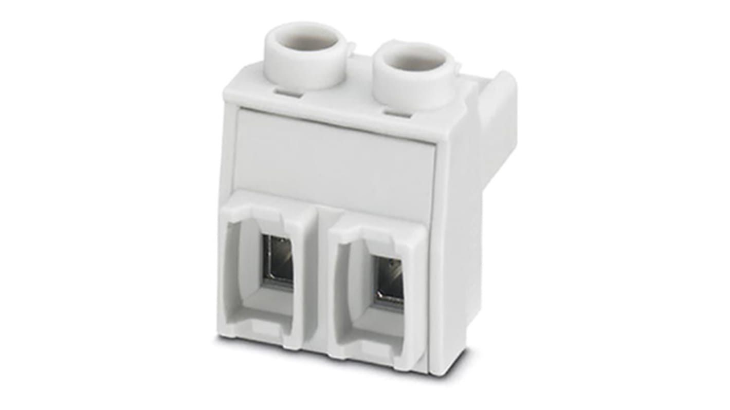 Phoenix Contact 7.25mm Pitch 2 Way Pluggable Terminal Block, Plug, Cable Mount, Screw Termination