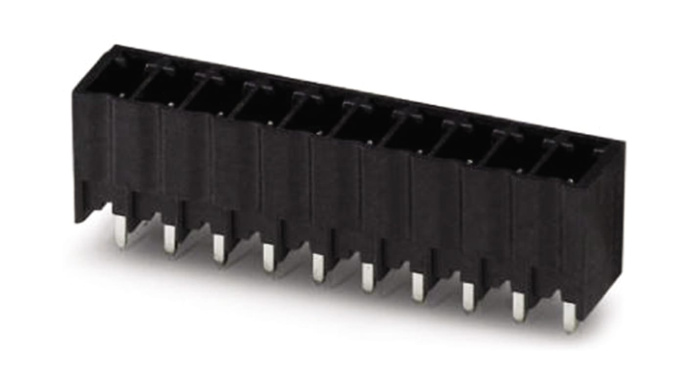 Borne enchufable para PCB Phoenix Contact serie MCV 1.5/10-G-3.5 P26 THR de 10 vías, paso 3.5mm, para soldar