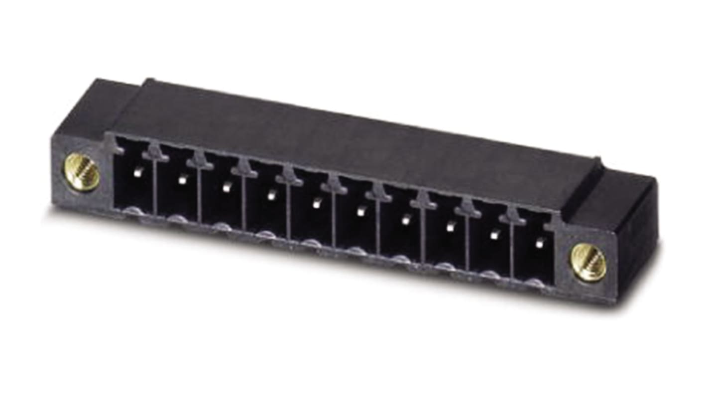 Phoenix Contact 3.81mm Pitch 2 Way Pluggable Terminal Block, Header, Solder Termination