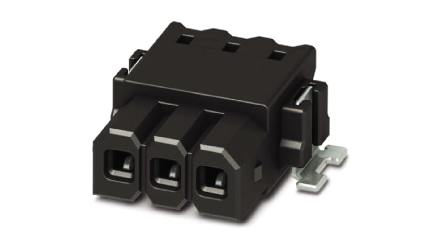 Phoenix Contact 2.5mm Pitch 6 Way Pluggable Terminal Block, Header, Solder Termination