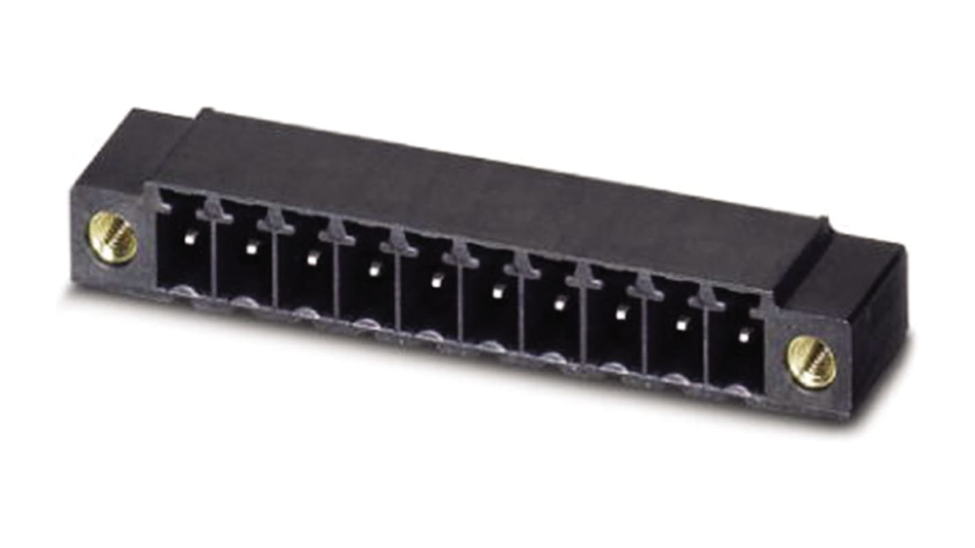 Phoenix Contact 3.81mm Pitch 10 Way Pluggable Terminal Block, Solder Termination