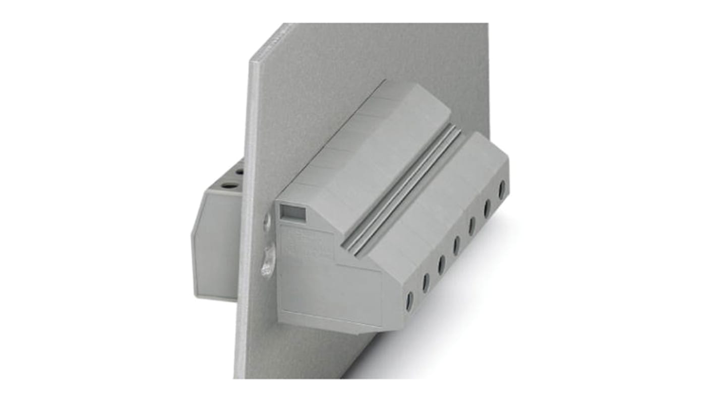 Phoenix Contact COMBICON Power Series HDFKV 10 GNYE Feed Through Terminal Block, 57A, Screw Termination