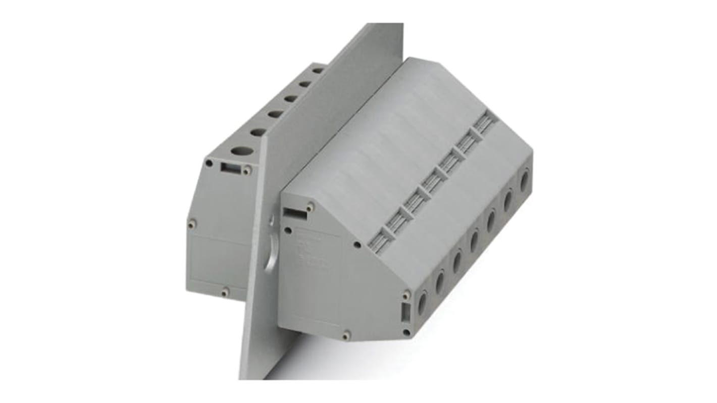 Phoenix Contact HDFKV50/Z Series Feed Through Terminal Block, 2-Contact, 1-Row, Screw Termination