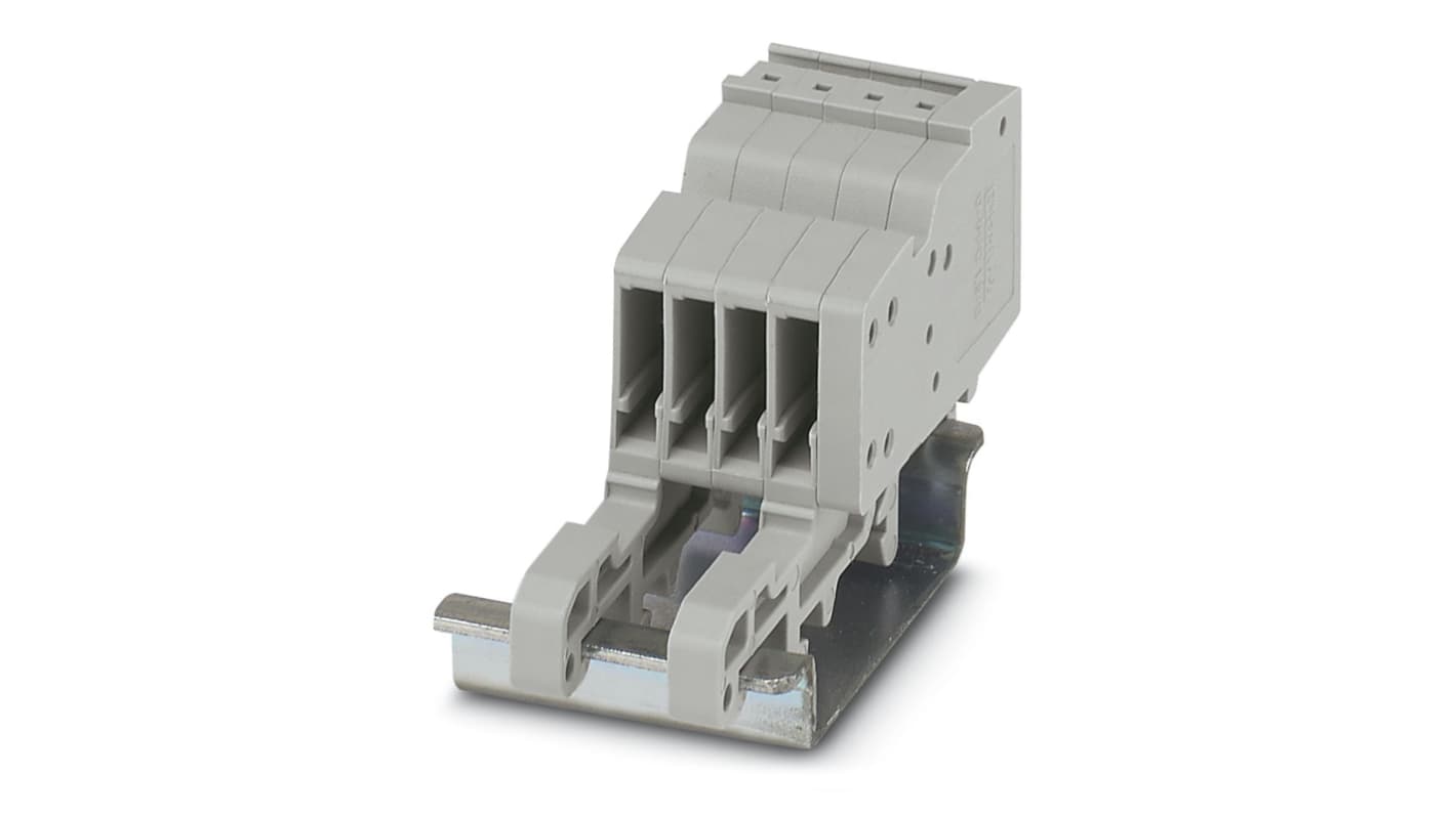 3213410 | Phoenix Contact Pluggable Terminal Block, Receptacle, Push In ...