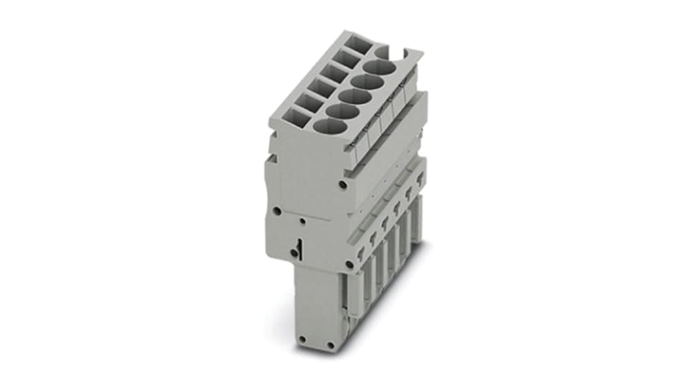 Phoenix Contact 7 Way Pluggable Terminal Block, Plug, Spring Cage Termination