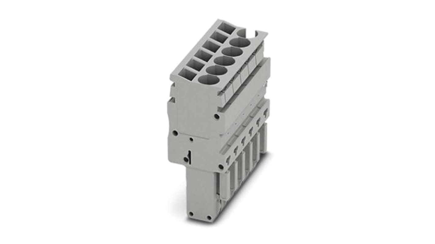 Phoenix Contact 12 Way Pluggable Terminal Block, Plug, Spring Cage Termination