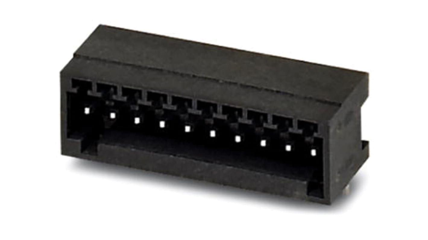 Phoenix Contact 2.5mm Pitch 12 Way Right Angle Pluggable Terminal Block, Header, Through Hole, Solder Termination