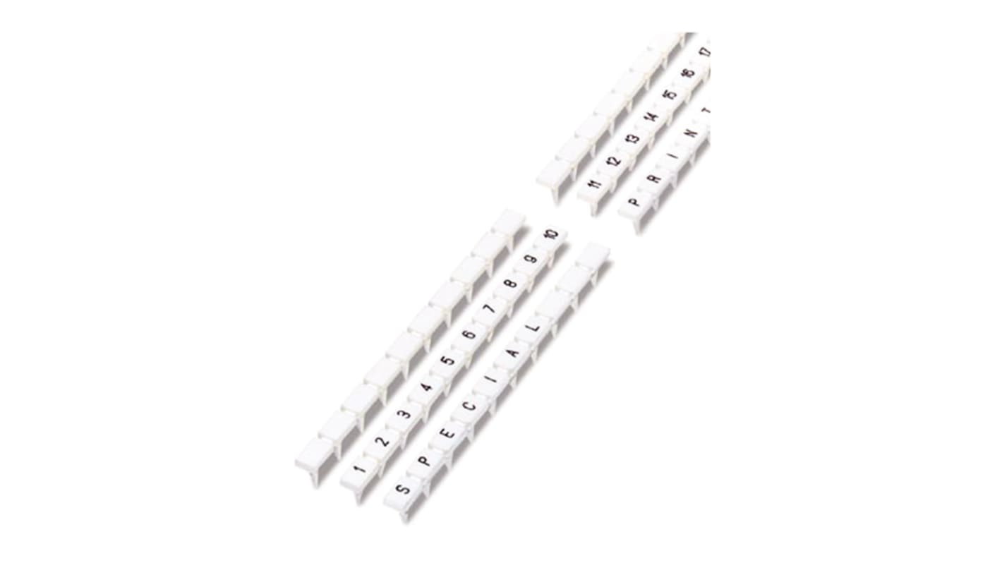 Phoenix Contact, BN-ZB 7.5/WH-100:UNBEDRUCKT Marker Pin