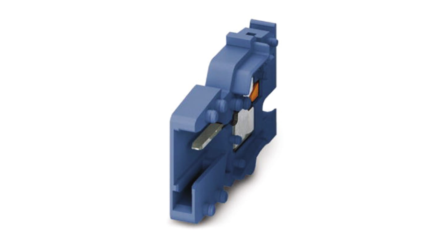 Phoenix Contact 1 Way Pluggable Terminal Block, Receptacle, Push In Termination