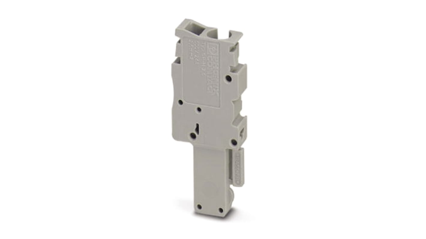 Phoenix Contact 1 Way Pluggable Terminal Block, Plug, Free Hanging (In Line), Screwless Termination