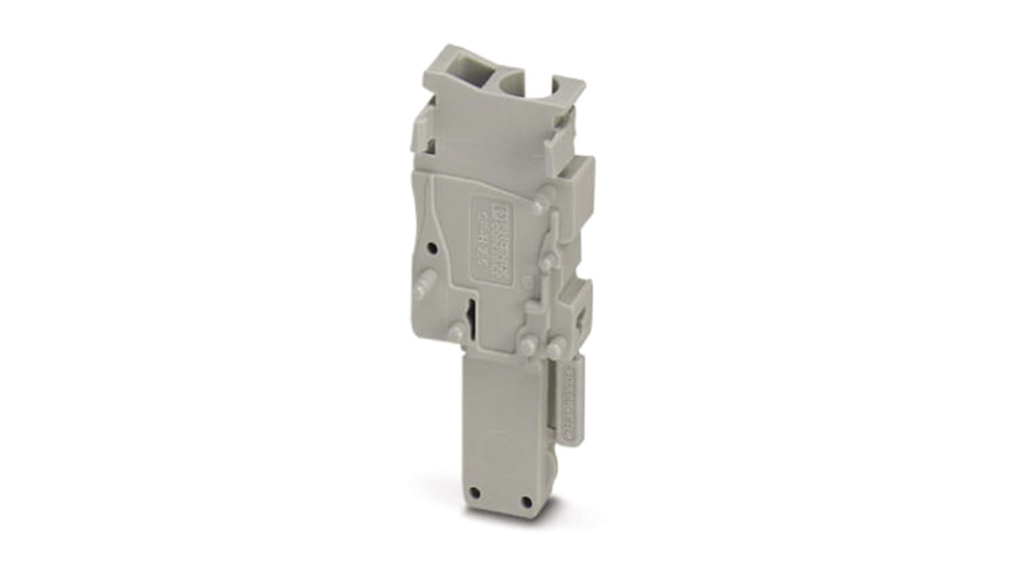 Phoenix Contact 1 Way Pluggable Terminal Block, Plug, Free Hanging (In Line), Screwless Termination