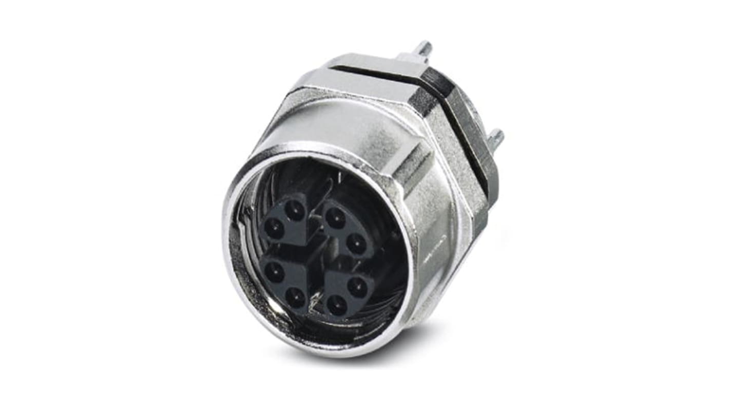 Phoenix Contact Circular Connector, 8 Contacts, M12 Connector, Female, IP65, IP67, SACC Series