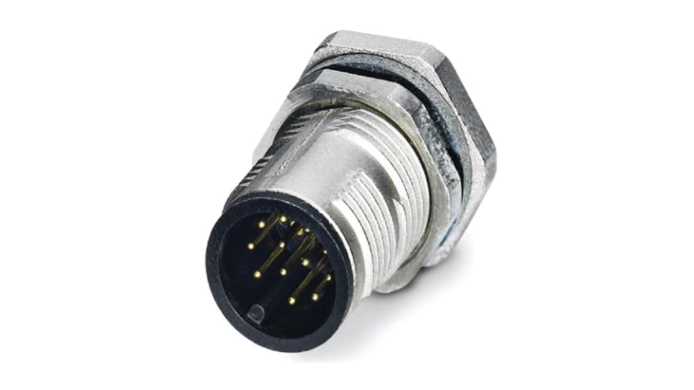 Phoenix Contact Circular Connector, 12 Contacts, M12 Connector, Female