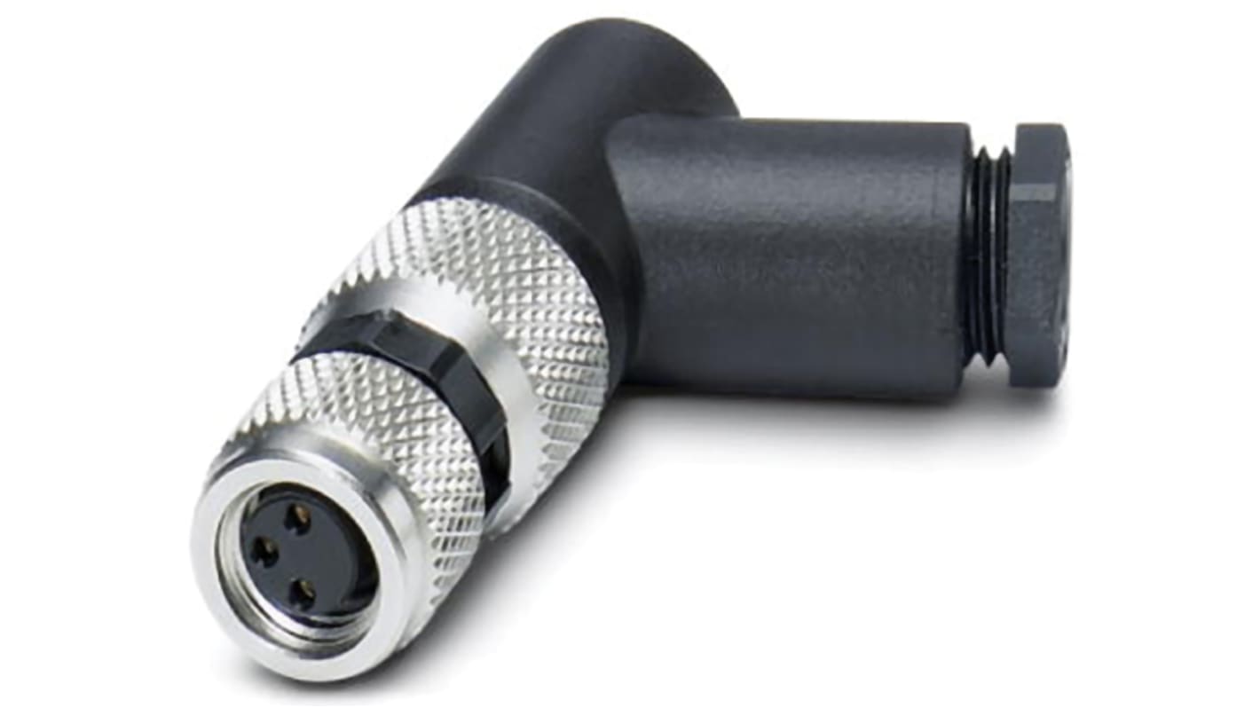 Phoenix Contact Circular Connector, 3 Contacts, Cable Mount, M8 Connector, Socket, Female, IP67, SACC Series