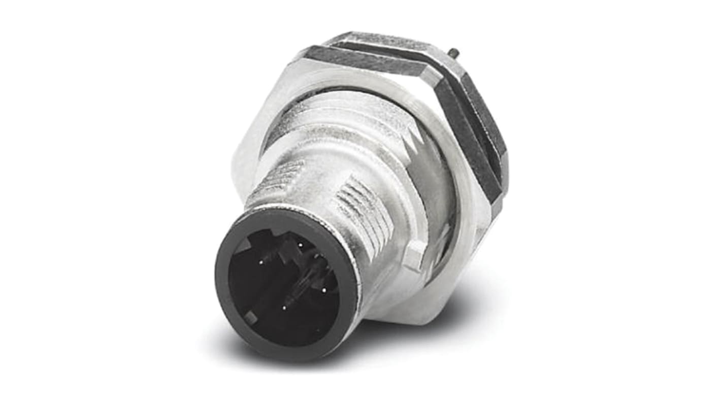 Conector circular Phoenix Contact serie SACC de 4 vías macho, IP67