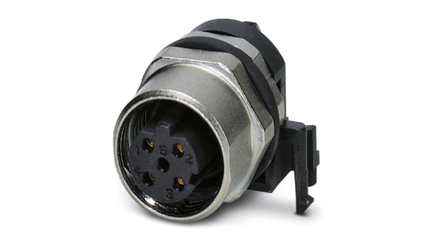 Phoenix Contact Circular Connector, 4 Contacts, M12 Connector, Female, IP67, SACC Series