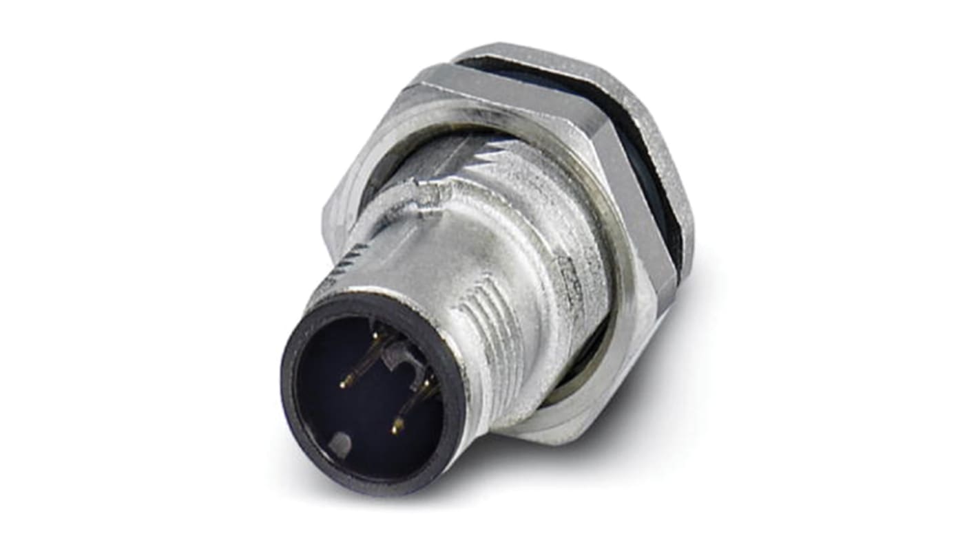 Conector circular Phoenix Contact de 4 vías hembra