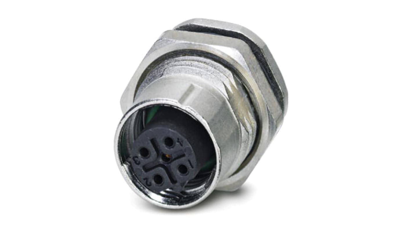 Phoenix Contact Circular Connector, 5 Contacts, M12 Connector, Female, IP67, SACC Series