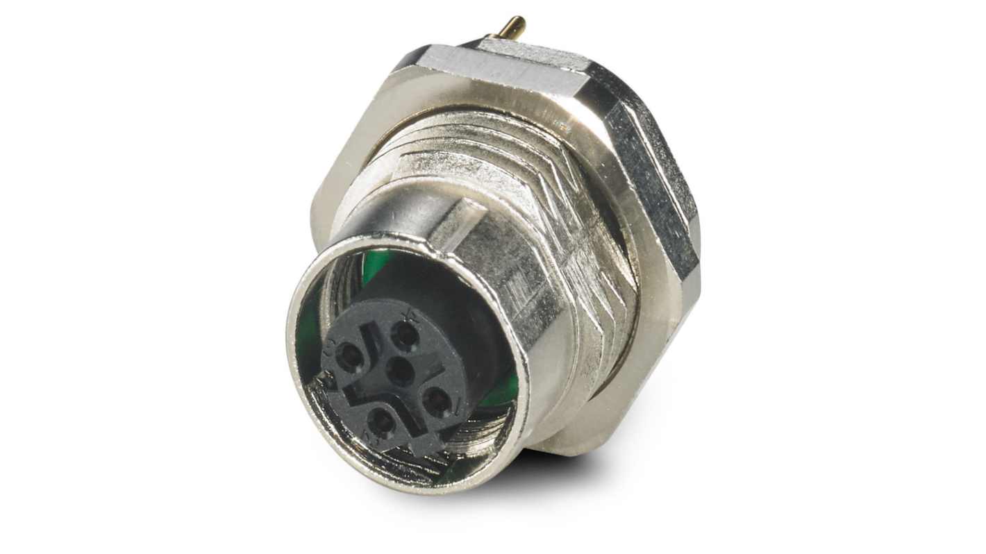 1441875 Phoenix Contact Circular Connector, 4 Contacts, M12 Connector