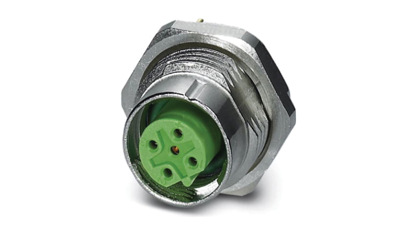 Phoenix Contact Circular Connector, 5 Contacts, M12 Connector, Female, IP67, SACC Series